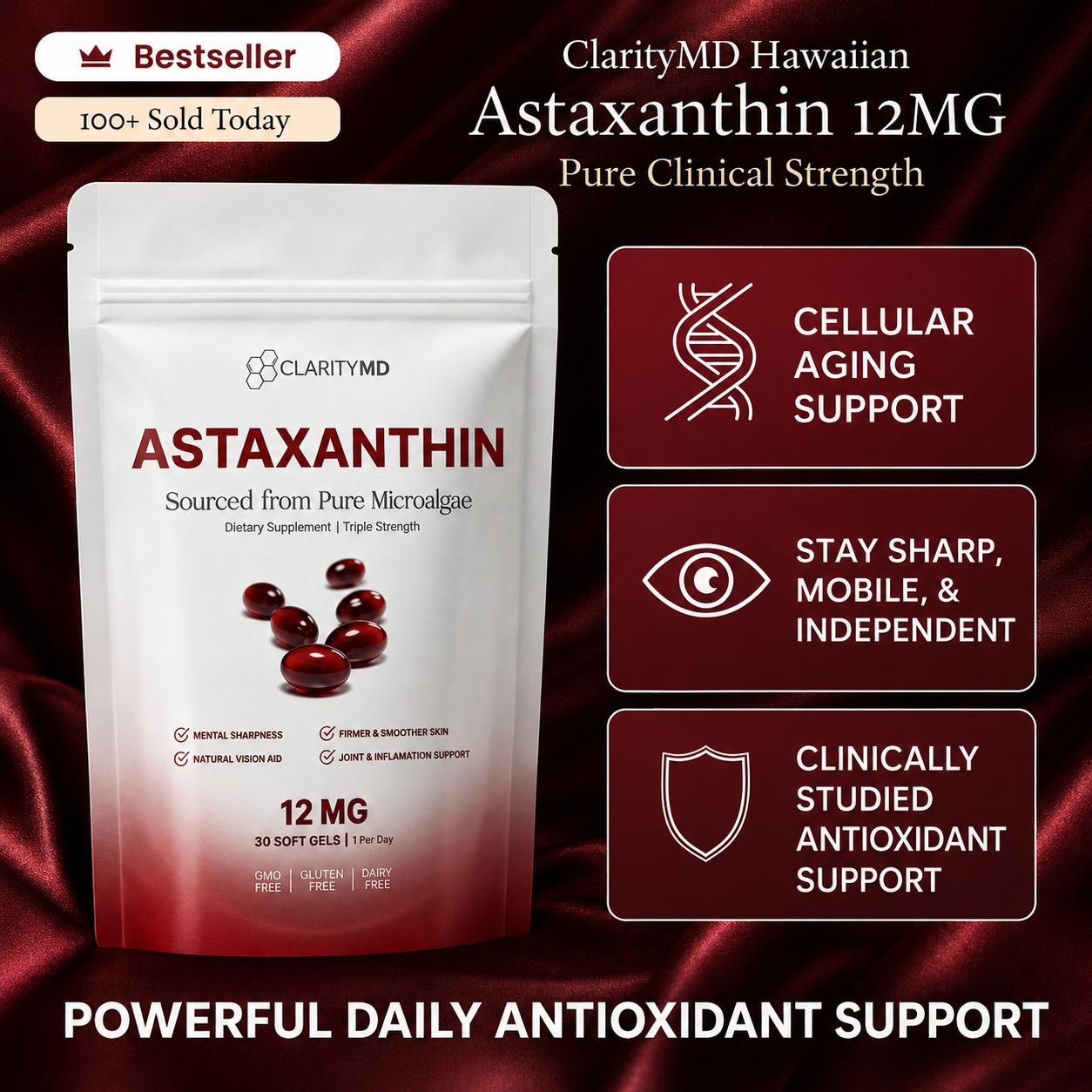 ClarityMD Astaxanthin Capsules